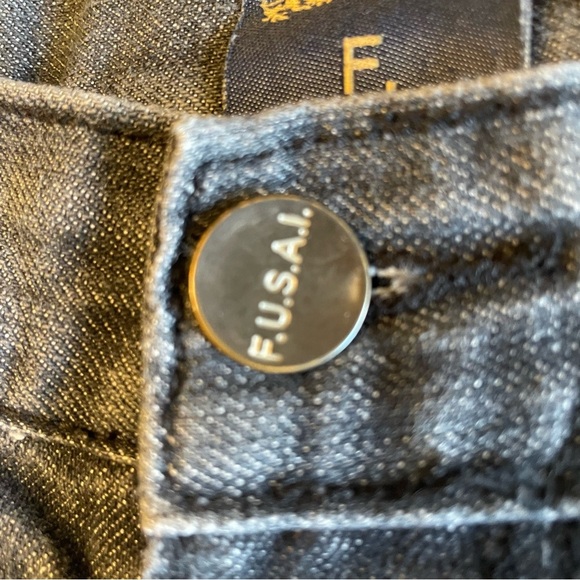 F.U.S.A.I. Dark Wash Bootcut Jeans 36 x 33 FUSAI denim - Picture 11 of 15
